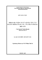 Luận án Dân ca Gầu Plềnh và lễ hội Gầu Tào của người Hmông ở Lào Cai – truyền thống và biến đổi