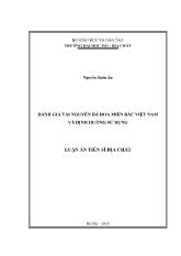 Luận án Đánh giá tài nguyên đá hoa miền bắc Việt Nam và định hướng sử dụng