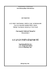 Luận án Giải pháp triển khai chiến lược kinh doanh tại các doanh nghiệp phát điện thuộc tập đoàn điện lực Việt Nam