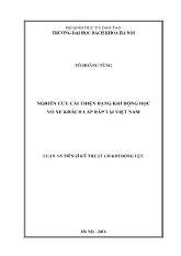 Luận án Nghiên cứu cải thiện dạng khí động học vỏ xe khách lắp ráp tại Việt Nam