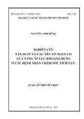 Luận án Nghiên cứu tần suất và các yếu tố nguy cơ của tăng áp lực khoang bụng ở các bệnh nhân chăm sóc tích cực