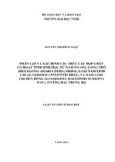 Luận án Phân lập và xác định cấu trúc các hợp chất có hoạt tính sinh học từ nấm tổ ong lông thô (Hexagonia apiaria (Pers.) Fries), loài nấm linh chi (Ganoderma pfeifferi Bres.) và nấm linh chi đen bóng (Ganoderma mastoporum (Mont) Pat.) ở vùng Bắc Trung B