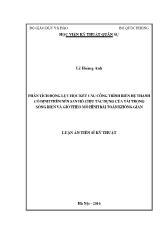 Luận án Phân tích động lực học kết cấu công trình biển hệ thanh cố định trên nền san hô chịu tác dụng của tải trọng sóng biển và gió theo mô hình bài toán không gian