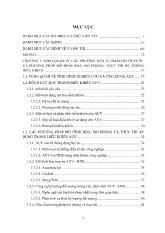 Luận án Phân tích thủy động lực học và thiết kế hệ thống điều khiển theo công nghệ hướng đối tượng cho phương tiện tự hành dưới nước