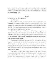 Luận án Quản lý giáo dục hướng nghiệp cho học sinh cấp trung học phổ thông trên địa bàn tỉnh Bình Dương trong giai đoạn hiện nay