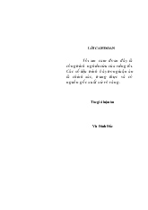 Luận án Xây dựng lối sống có văn hóa của học viên ở các trường đào tạo sĩ quan Quân đội nhân dân Việt Nam hiện nay