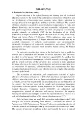 Tóm tắt Luận án Capacity buiding of university presidents in Hanoi toward competencebased approach