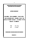 Tóm tắt Luận án Completing the organization of accounting work at enterprises operating under the model of parent company - Subsidiary of the Ministry of Defense