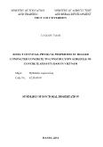 Tóm tăt Luận án Effect of initial physical properties of roller compacted concrete to construction schedule of concrete gravity dam in Vietnam