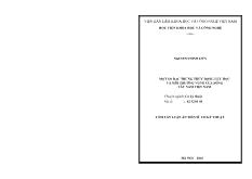 Tóm tắt Luận án Một số đặc trưng thủy động lực học và môi trường vùng cửa sông tây nam Việt Nam