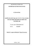 Tóm tắt Luận án Nghiên cứu khôi phục xúc tác FCC thải, sử dụng cho quá trình cracking dầu nhờn thải thu nhiên liệu
