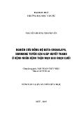 Tóm tắt Luận án Nghiên cứu nồng độ Beta-Crosslaps, hormone tuyến cận giáp huyết thanh ở bệnh nhân bệnh thận mạn giai đoạn cuối