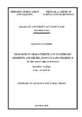 Tóm tắt Luận án Research on characteristics of quaternary sediments and the relations to land subsidence in the west area of Hanoi
