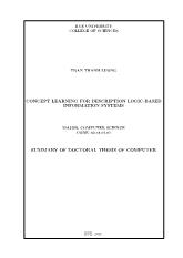 Tóm tắt Luận án Summary of doctoral thesis of computer