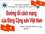 Đề tài Công nghiệp hóa, hiện đại hóa thời kì đổi mới