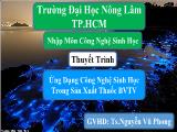 Đề tài Ứng dụng công nghệ sinh học trong sản xuất thuốc bảo vệ thực vật