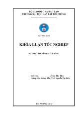 Khóa luận Một số biện pháp nâng cao hiệu quả hoạt động tín dụng tại Ngân hàng thương mại cổ phần công thương Việt Nam - Chi nhánh Hải Phòng