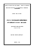 Tóm tắt Luận án Study on the therapeutic effectiveness of tg extract on chronic skin ulcers