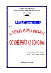 Đề tài Laser siêu ngắn và cơ chế phát xạ sóng hài