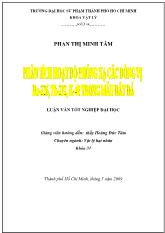 Đề tài Phân tích hoạt độ phóng xạ các đồng vị 226Ra, 232Th, 40K trong mẫu đất đá