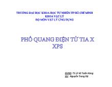 Đề tài Phổ quang điện tử Tiax XPS