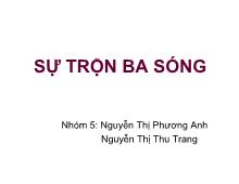 Đề tài Sự trộn ba sóng