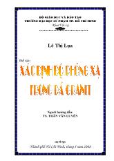 Đồ án Xác định độ phóng xạ trong đá grant