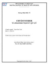 Luận văn Chuỗi Fourier và hai bài toán vật lý