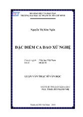 Luận văn Đặc điểm ca dao xứ Nghệ