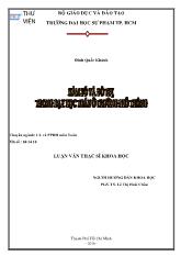 Luận văn Hàm số và đồ thị trong dạy học