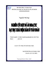 Luận văn Nghiên cứu một Đồ án Didactic dạy học khái niệm hàm số tuần hoàn