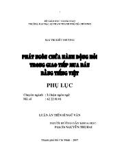Luận văn Phát ngôn chứa hành động hỏi trong giao tiếp mua bán bằng tiếng Việt
