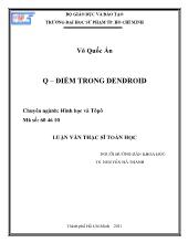 Luận văn Q – Điểm trong Dendroid