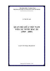 Luận văn Quan hệ giữa Việt Nam với các nước Bắc âu (1969 – 2005)
