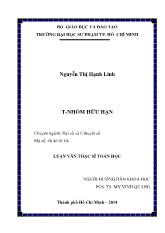 Luận văn T - Nhóm hữu hạn