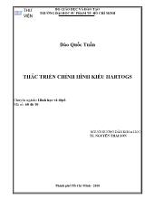 Luận văn Thác triển chỉnh hình kiểu hartogs