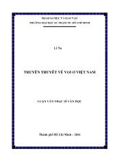 Luận văn Truyền thuyết về voi ở Việt Nam