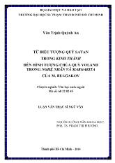Luận văn Từ biểu tượng quỷ satan trong kinh thánh đến hình tượng chúa quỷ voland trong nghệ nhân và margarita của m. bulgakov