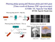 Phương pháp quang phổ Raman phân giải thời gian