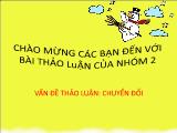 Thảo luận: Chuyển đổi