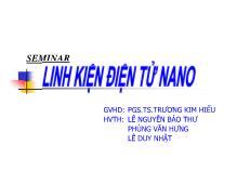 Thảo luận: Linh kiện điện tử Nano