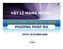 Tìm hiểu: Vật lí màng mỏng