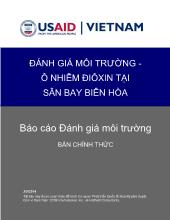 Báo cáo Đánh giá môi trường - Ô nhiễm điôxin tại sân bay Biên Hòa