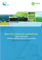 Báo cáo giám sát & đánh giá thực thi luật phòng chống bạo lực gia đình (Tại 2 tỉnh Hòa Bình và Hà Nam)