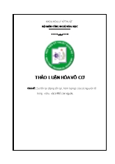 Đồ án Sự tồn tại (dạng tồn tại, hàm lượng) của các nguyên tố trong vũ trụ và cơ thể con người