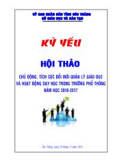 Hội thảo Chủ động, tích cực đổi mới Quản lý giáo dục và Hoạt động dạy học