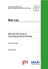 Báo cáo Đánh giá Chất lượng và Thị trường Hồ tiêu tại Việt Nam