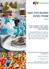 Báo cáo ngành dược phẩm 04/2014