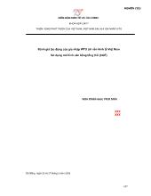 Đánh giá tác động của gia nhập WTO tới nền kinh tế Việt Nam - Sử dụng mô hình cân bằng tổng thể (CGE)