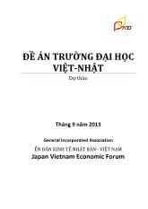 Đề án Trường đại học Việt – Nhật